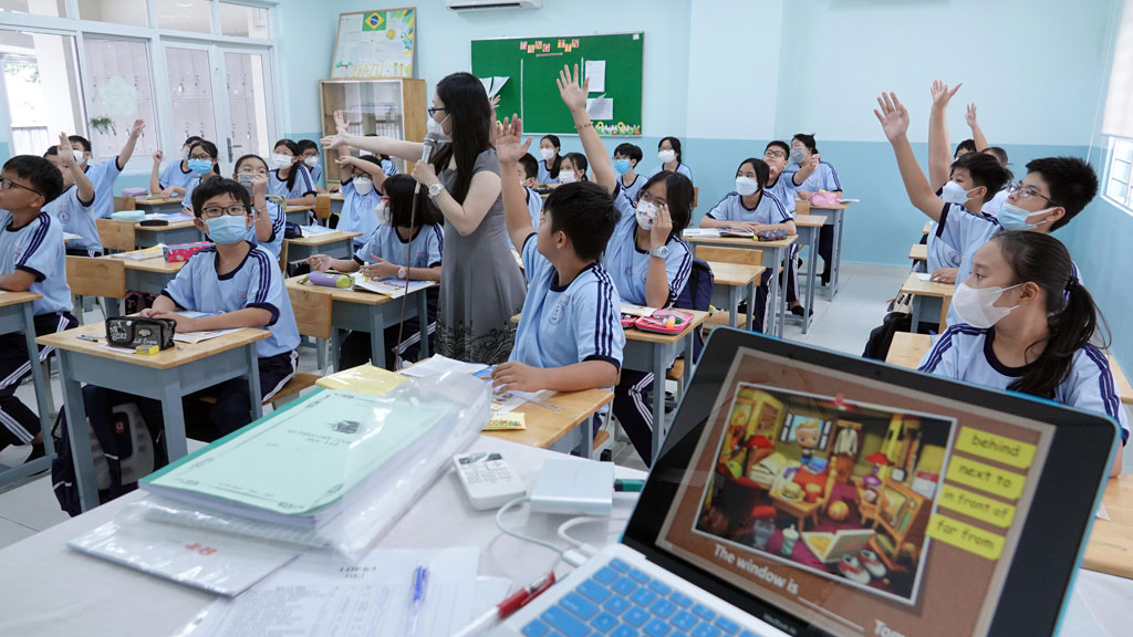 Cần thay đổi vị trí trong không gian lớp học